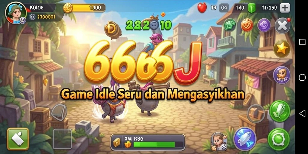 Tampilan gameplay menarik dari 666J yang sangat mendebarkan.
