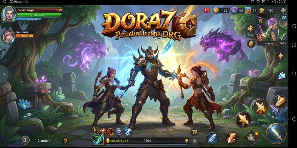 Tampilan gameplay DORA77 yang menakjubkan dan mendebarkan.
