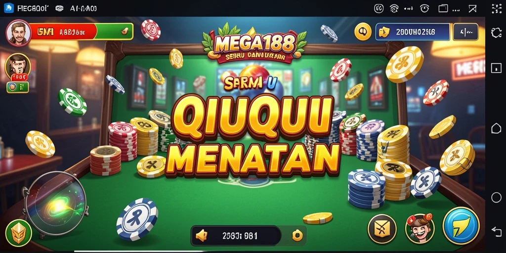 Gameplay QiuQiu yang seru dan menantang di MEGA188.
